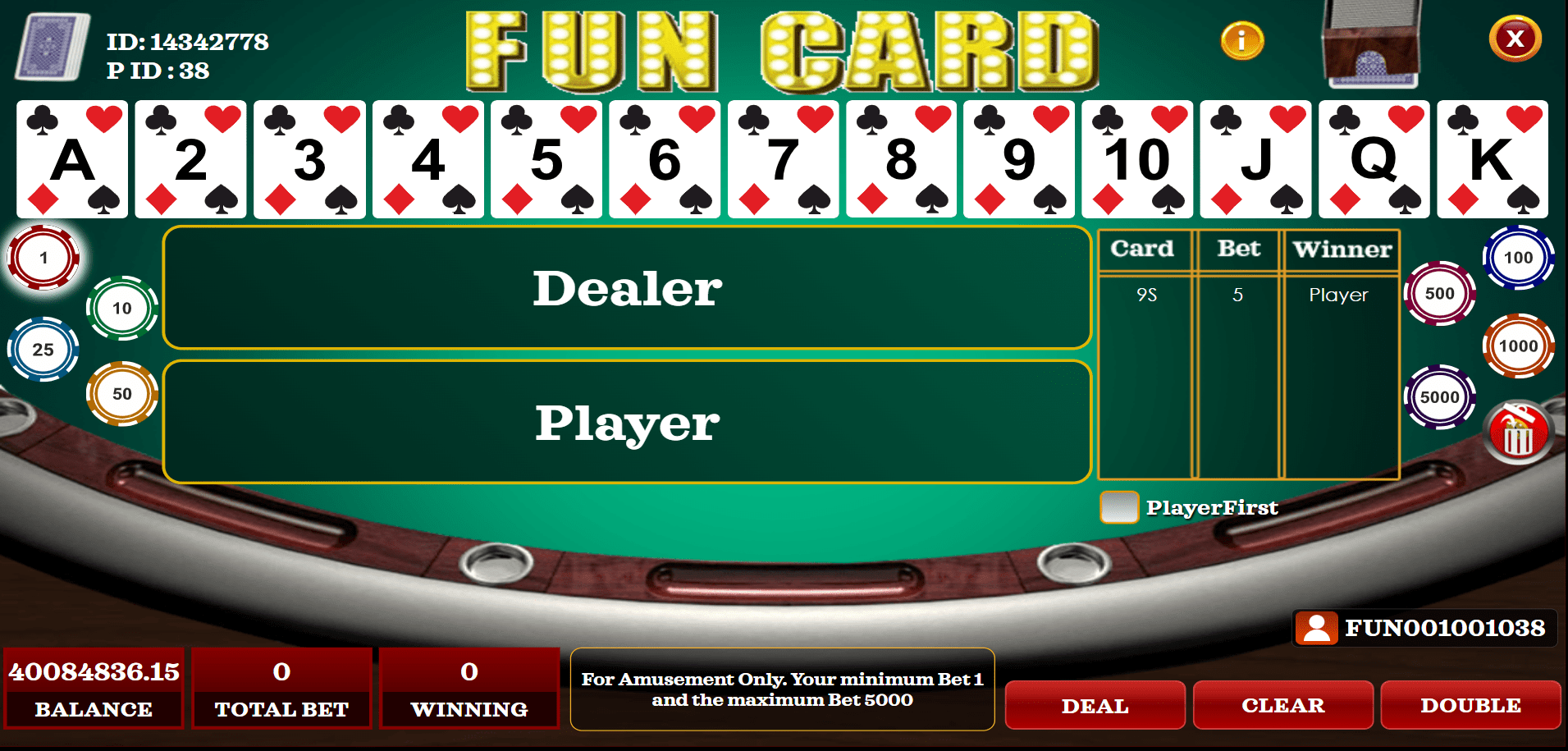 funCard_Table